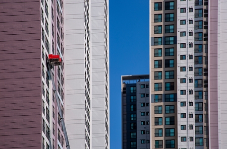 진주사다리차스카이차